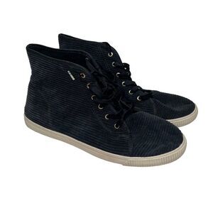 Toms Navy Blue Corduroy Casual Sneakers